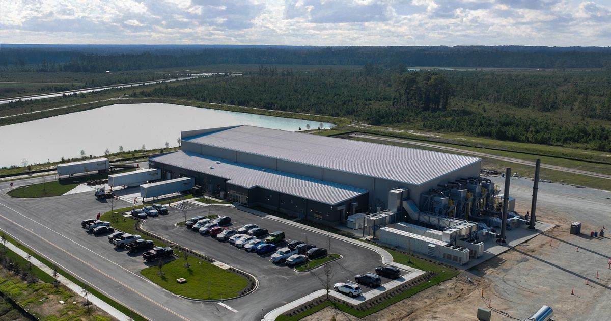 Planta industrial de valorización de materiales